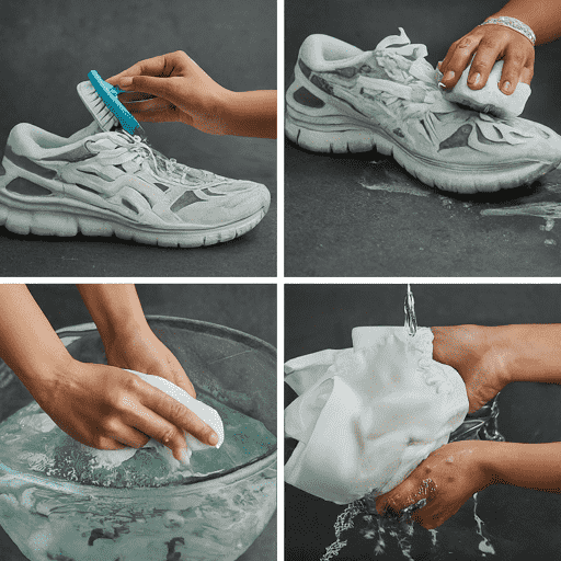 clean tennis shoes